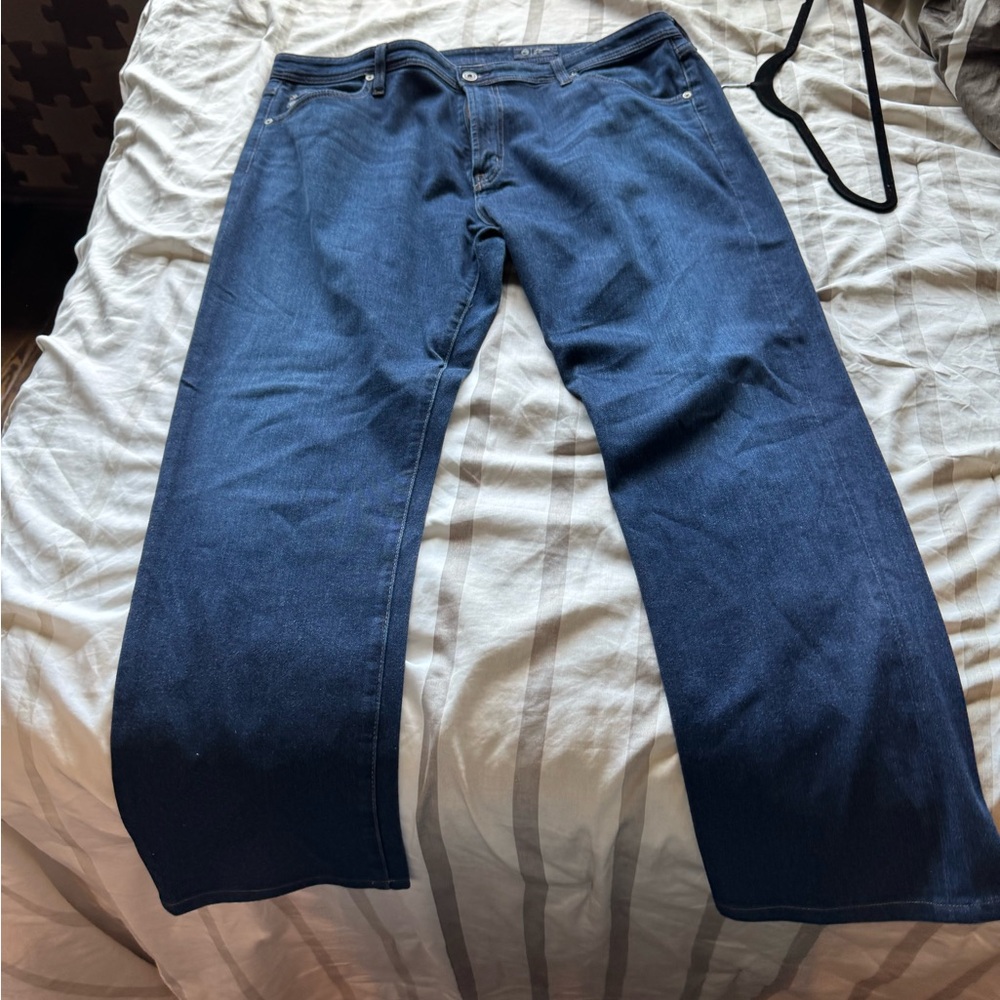 AG Adriano Goldschmied Dark Blue Relaxed Jeans